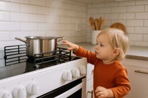 Kindersicherheit im Haushalt: Verbrühungen und Verbrennungen vermeiden